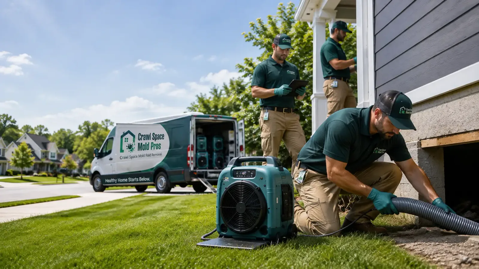 Crawl Space Mold Removal in Deford, MI